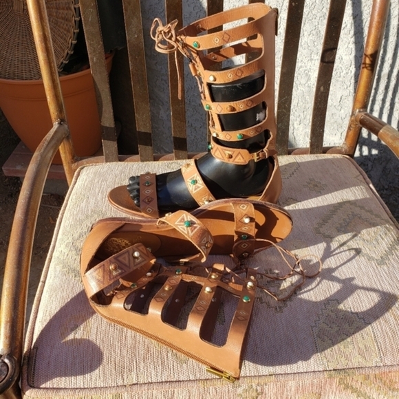 Vince Camuto gladiator Shandon Wedge Sandal - Picture 11 of 11